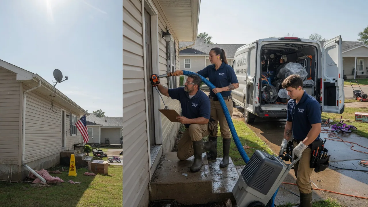 Ceiling Water Damage Restoration in Rochester, WI near me